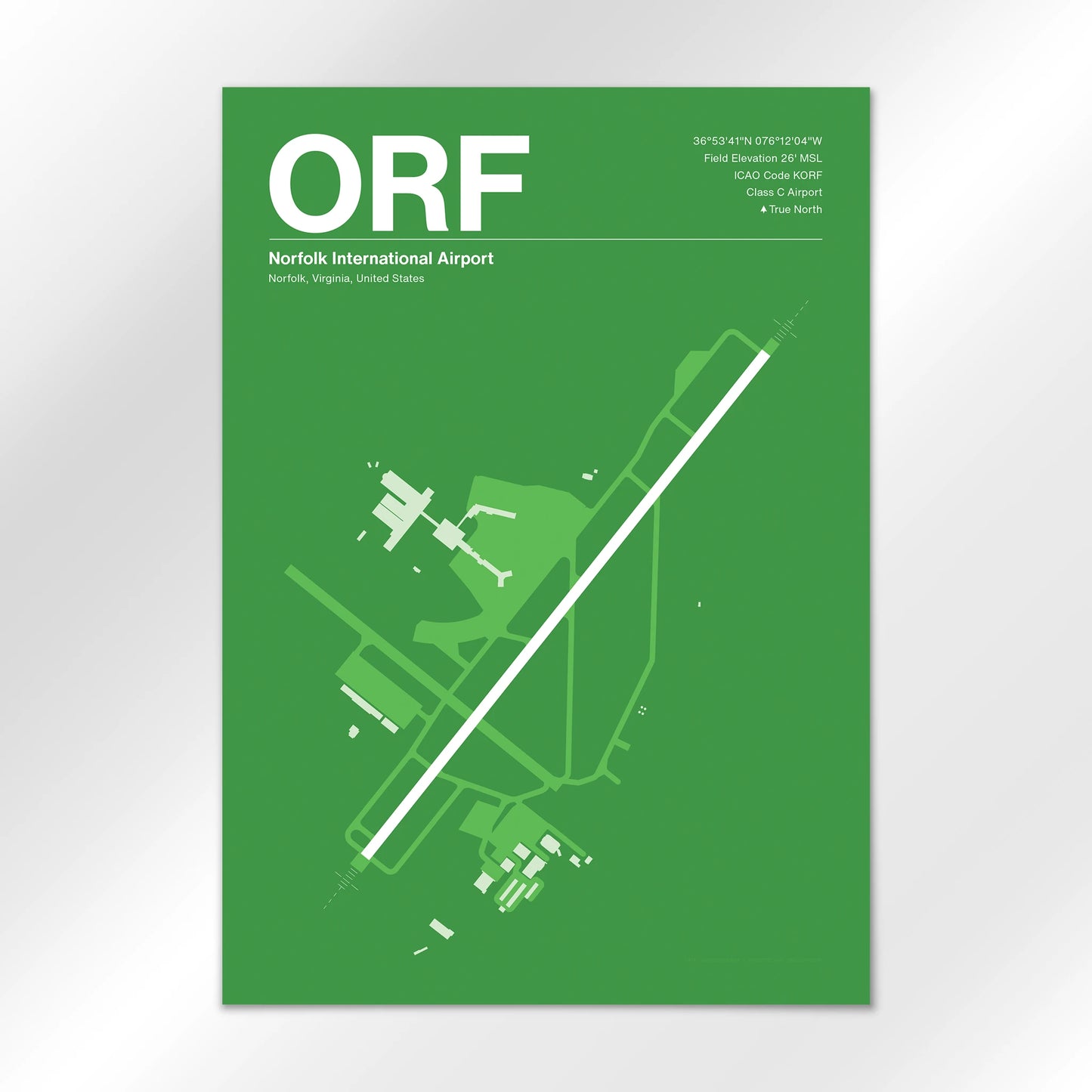 ORF Airport Diagram