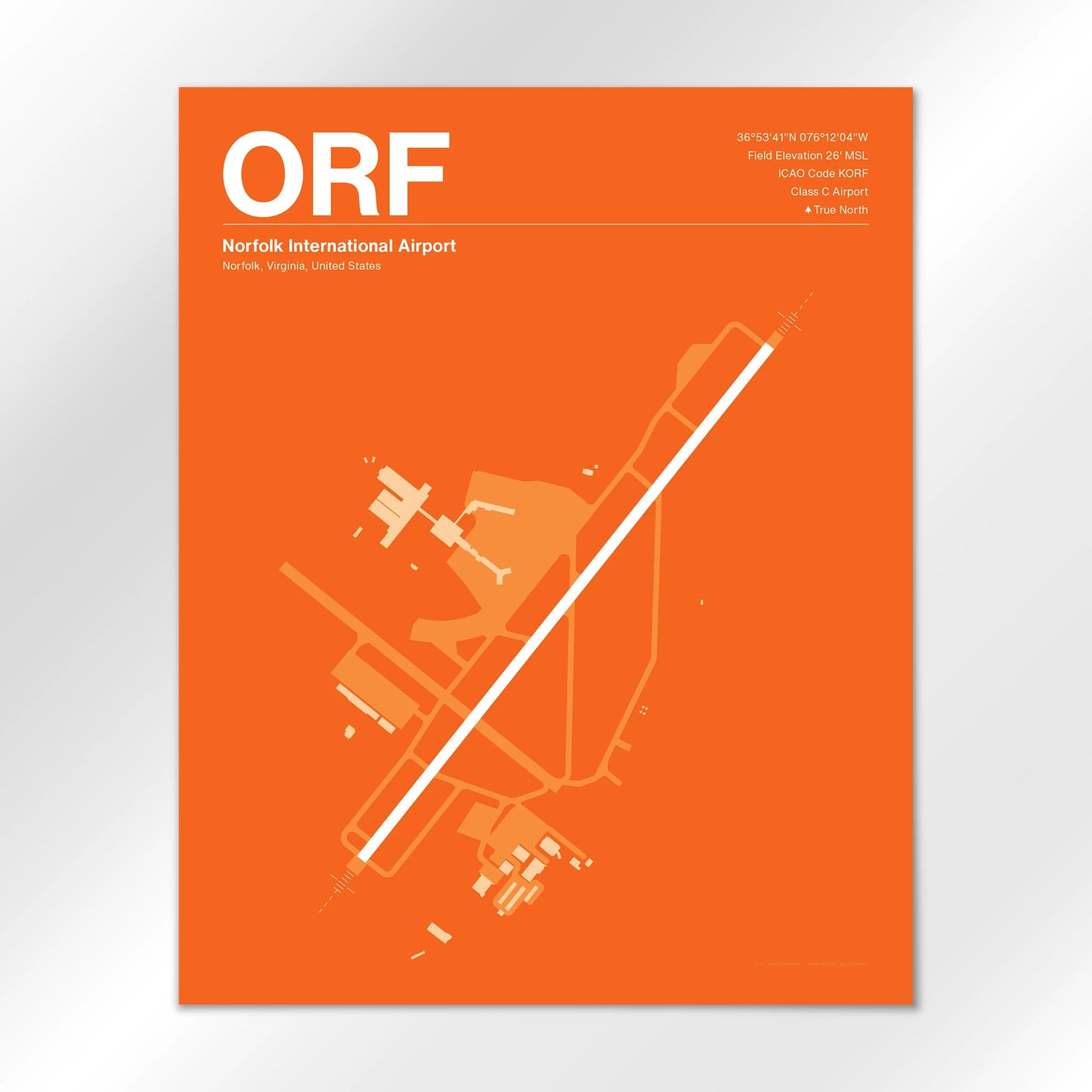 ORF Airport Diagram