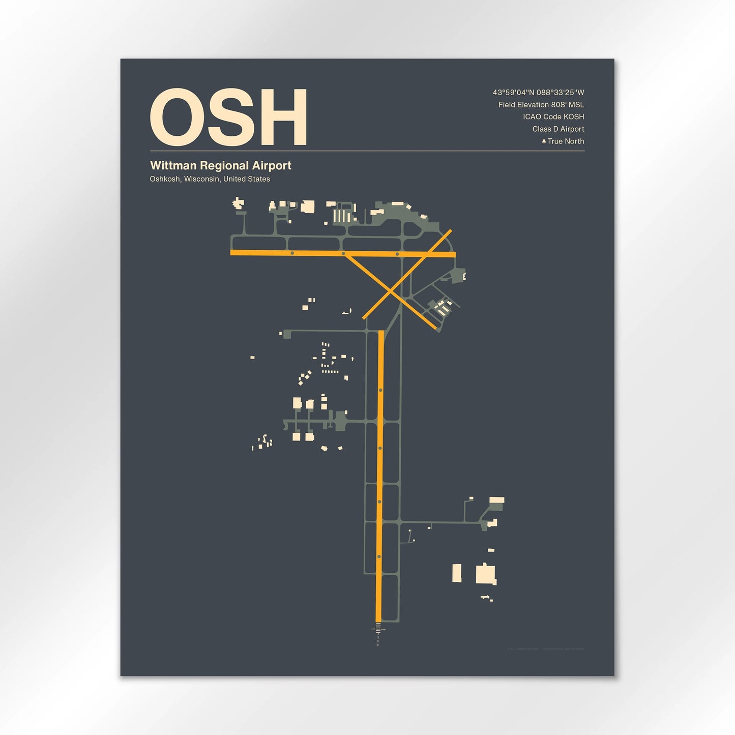 OSH Airport Diagram