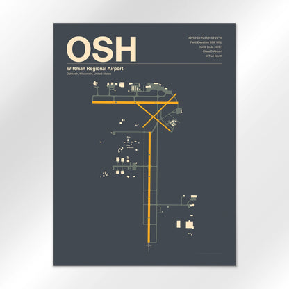 OSH Airport Diagram