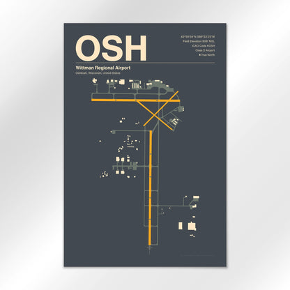 OSH Airport Diagram