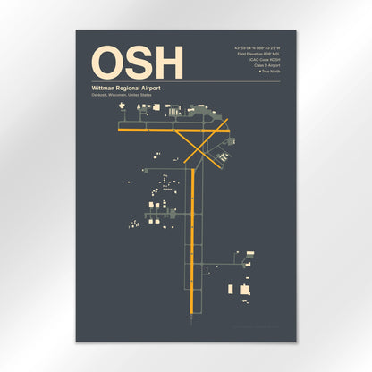 OSH Airport Diagram