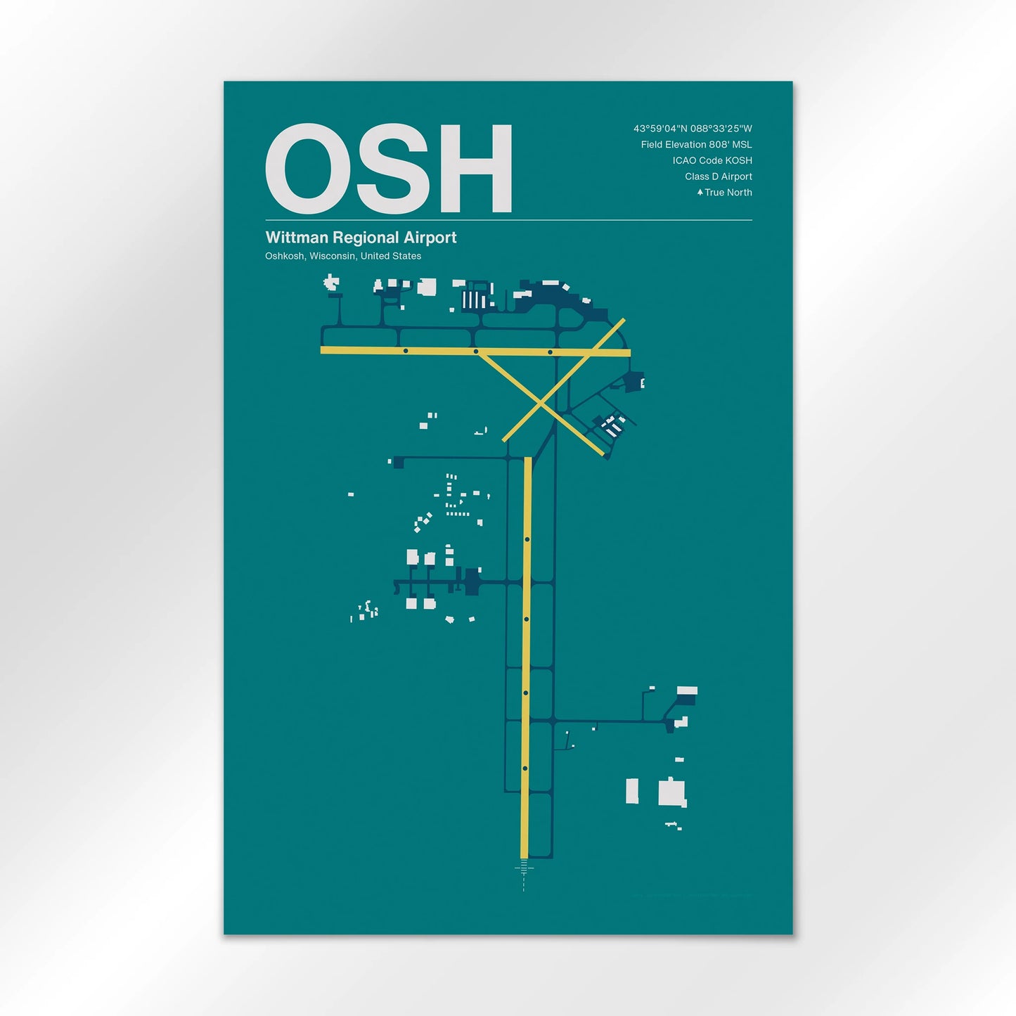 OSH Airport Diagram
