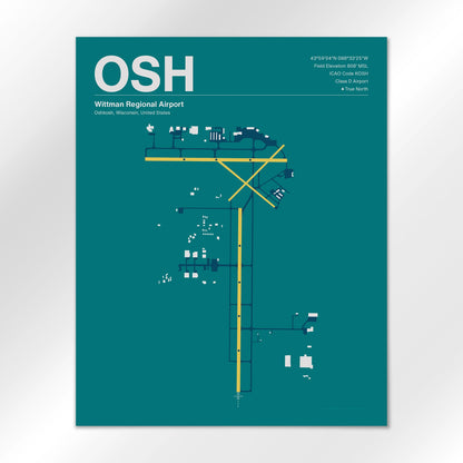 OSH Airport Diagram