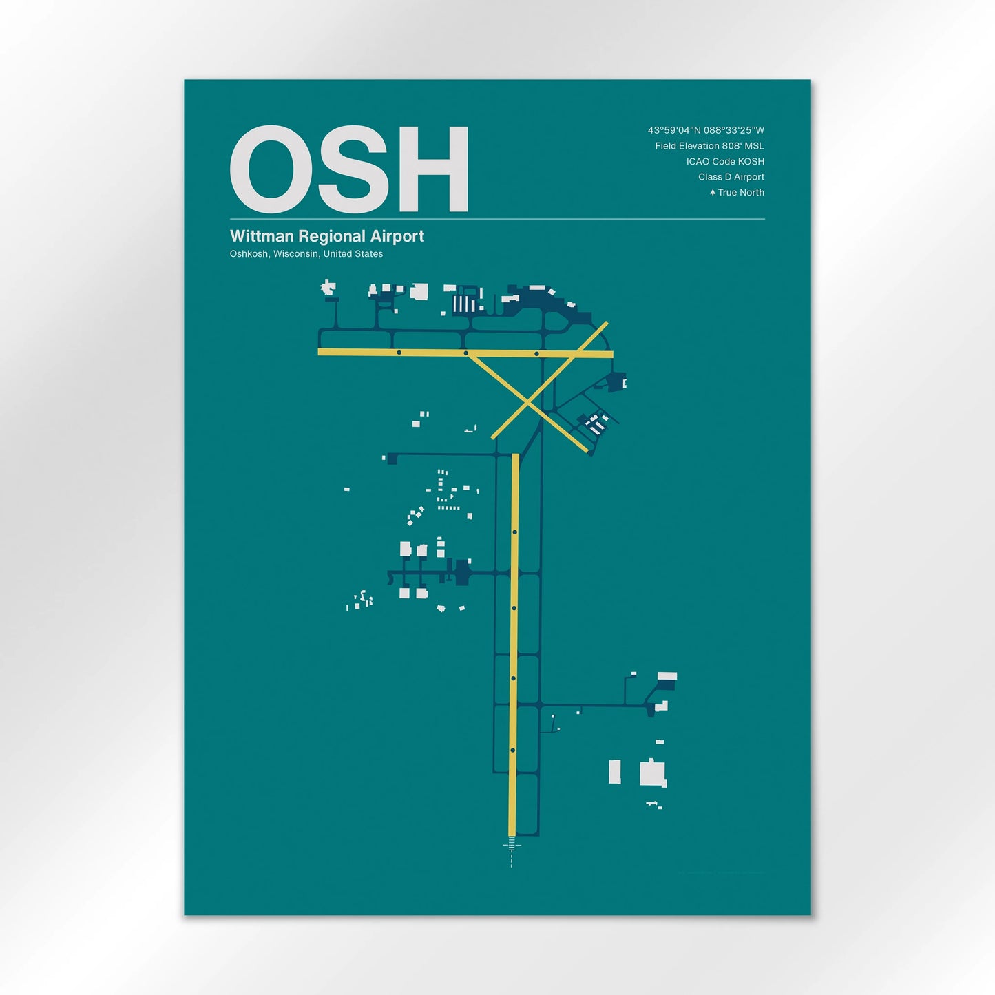 OSH Airport Diagram