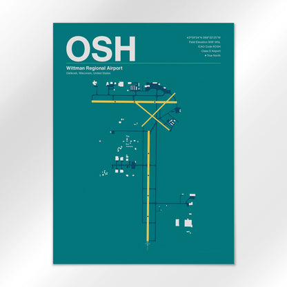 OSH Airport Diagram