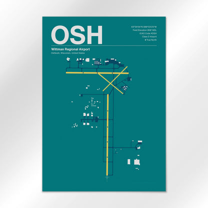 OSH Airport Diagram