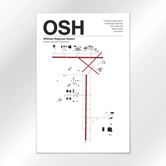 OSH Airport Diagram