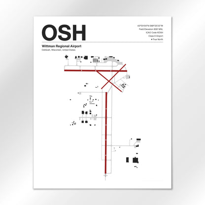 OSH Airport Diagram