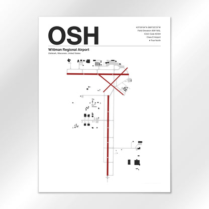 OSH Airport Diagram