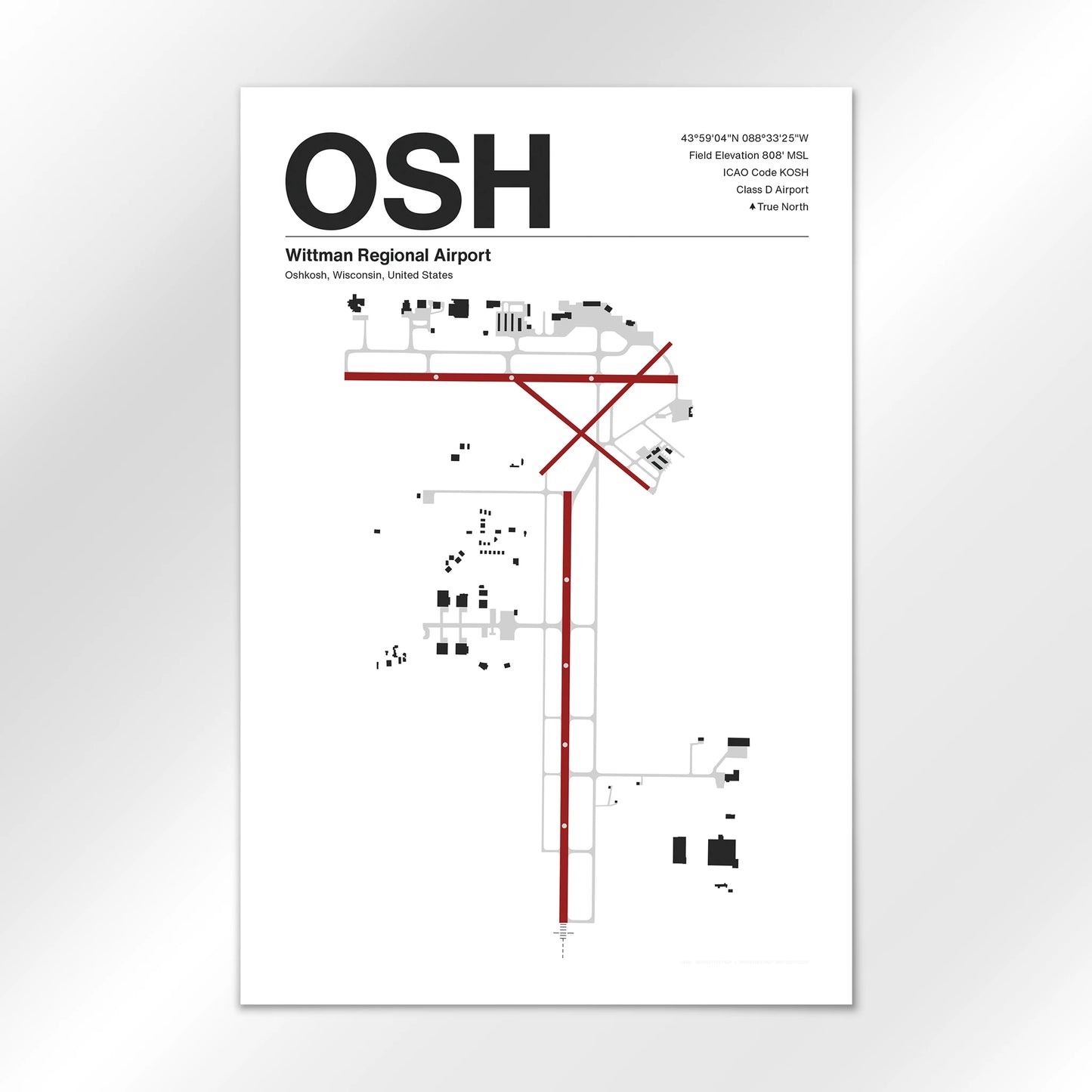 OSH Airport Diagram
