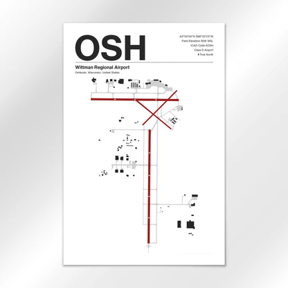 OSH Airport Diagram