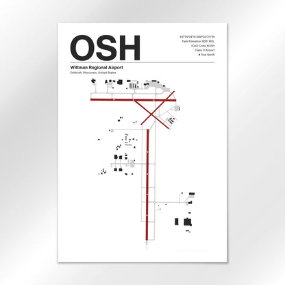 OSH Airport Diagram