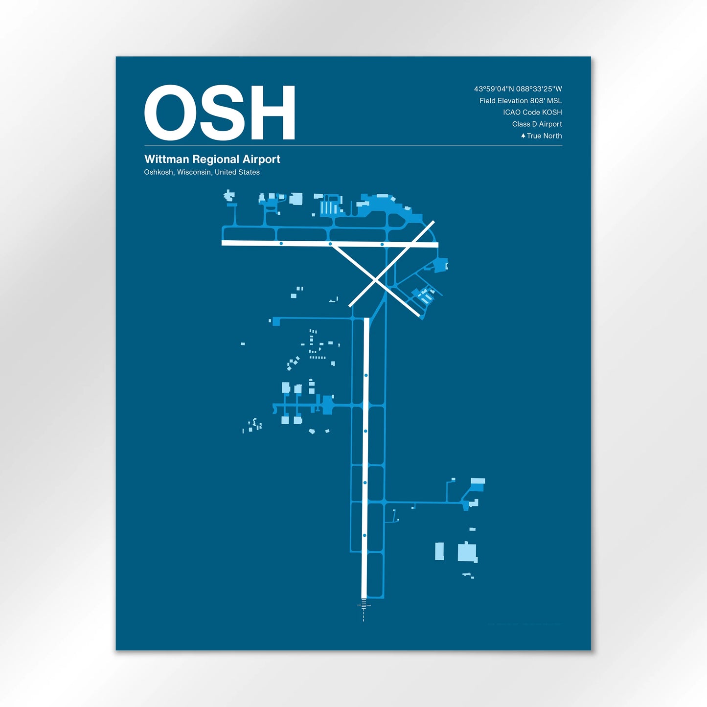 OSH Airport Diagram