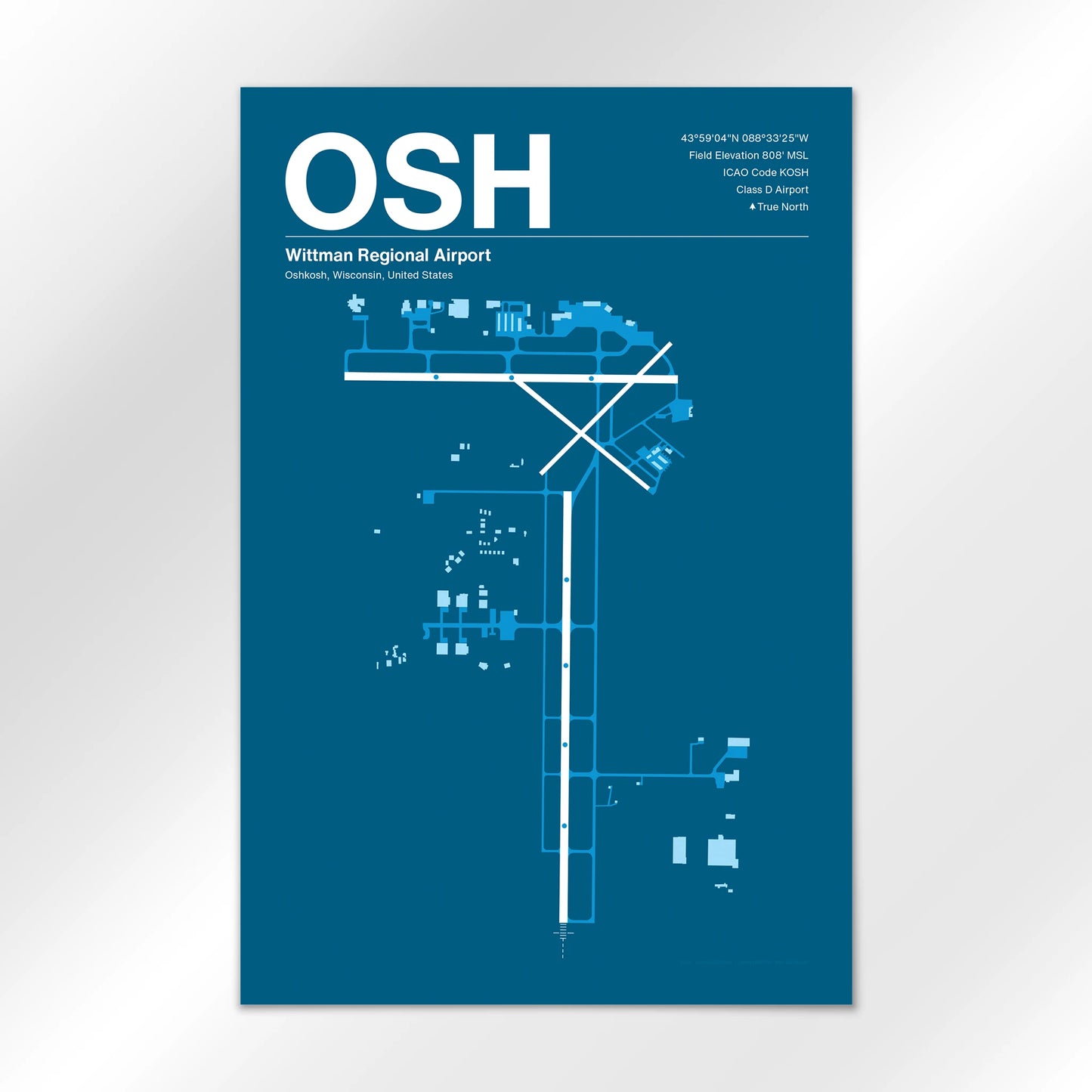 OSH Airport Diagram