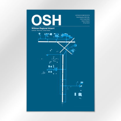 OSH Airport Diagram