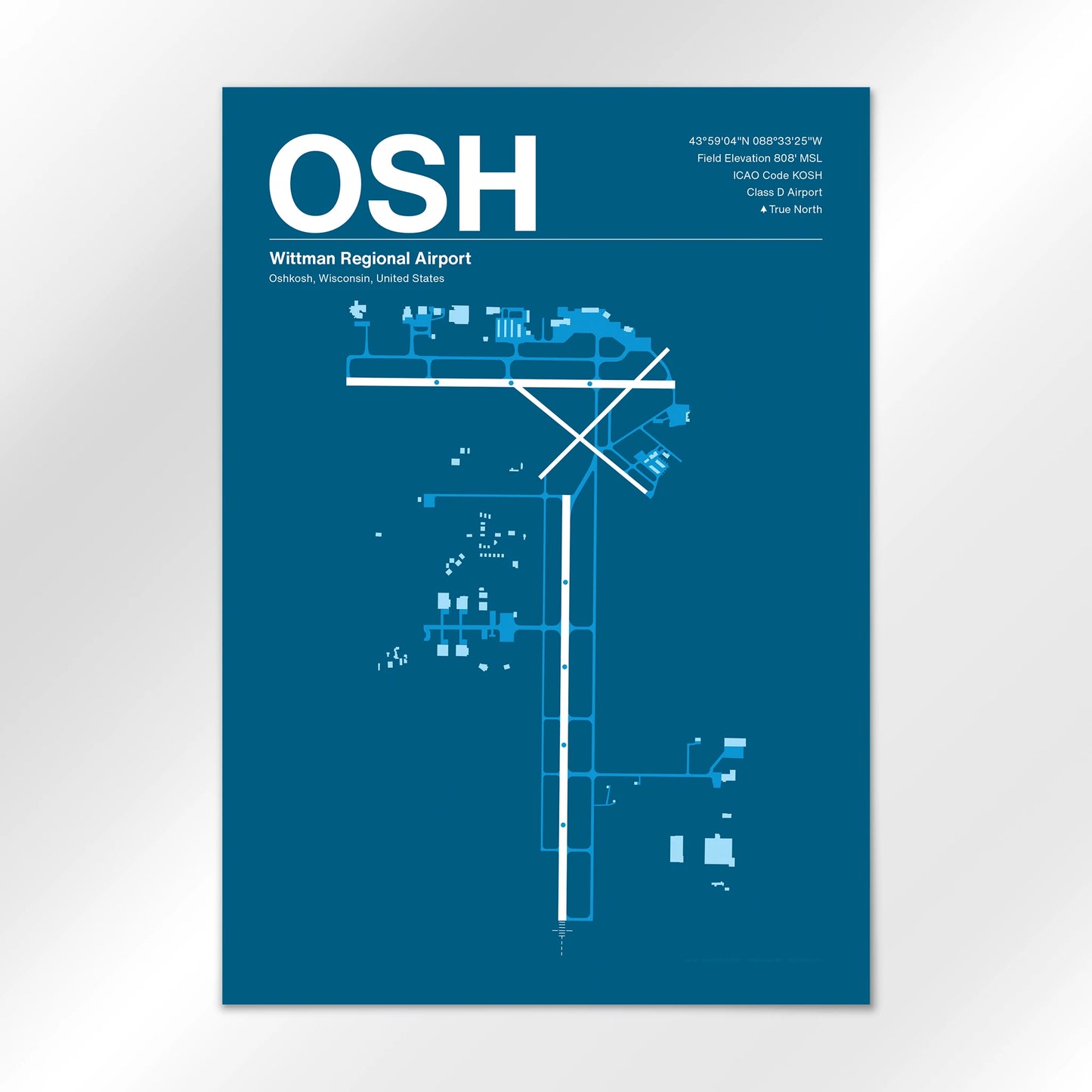 OSH Airport Diagram