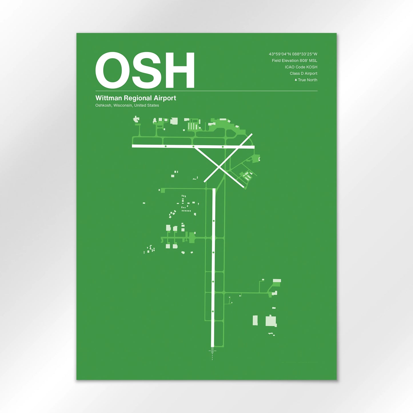 OSH Airport Diagram
