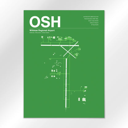 OSH Airport Diagram