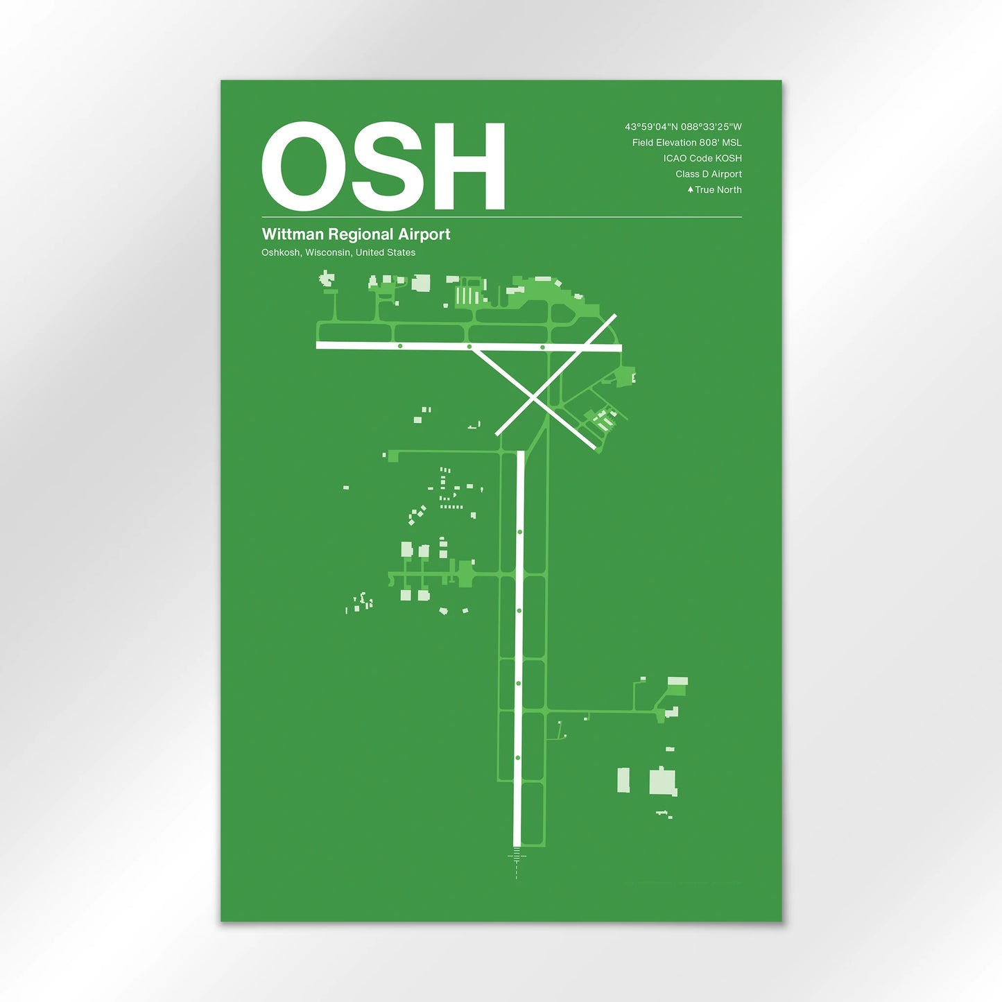 OSH Airport Diagram