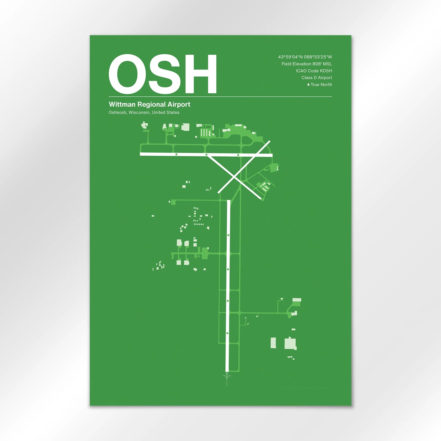 OSH Airport Diagram