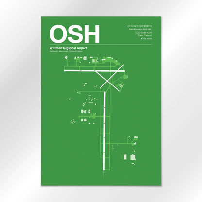 OSH Airport Diagram