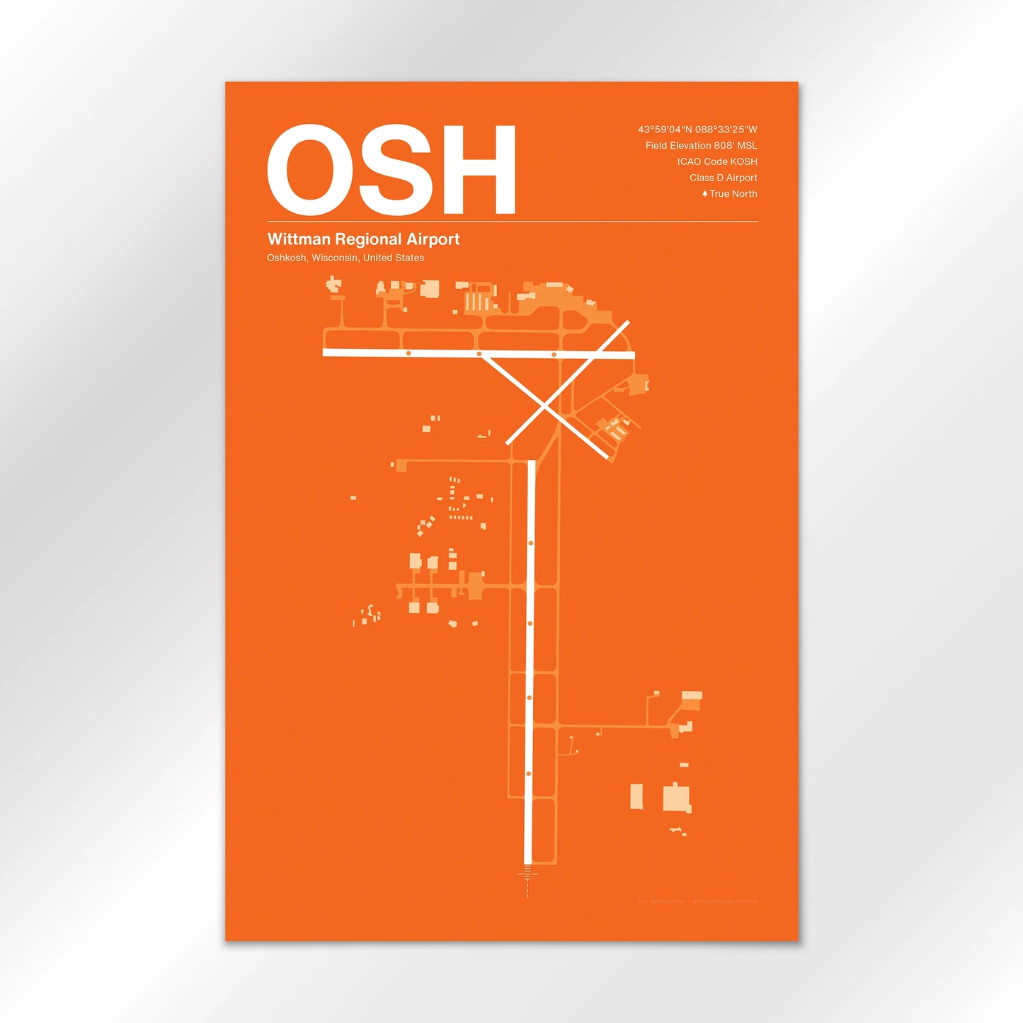 OSH Airport Diagram