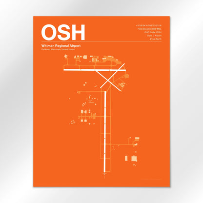 OSH Airport Diagram