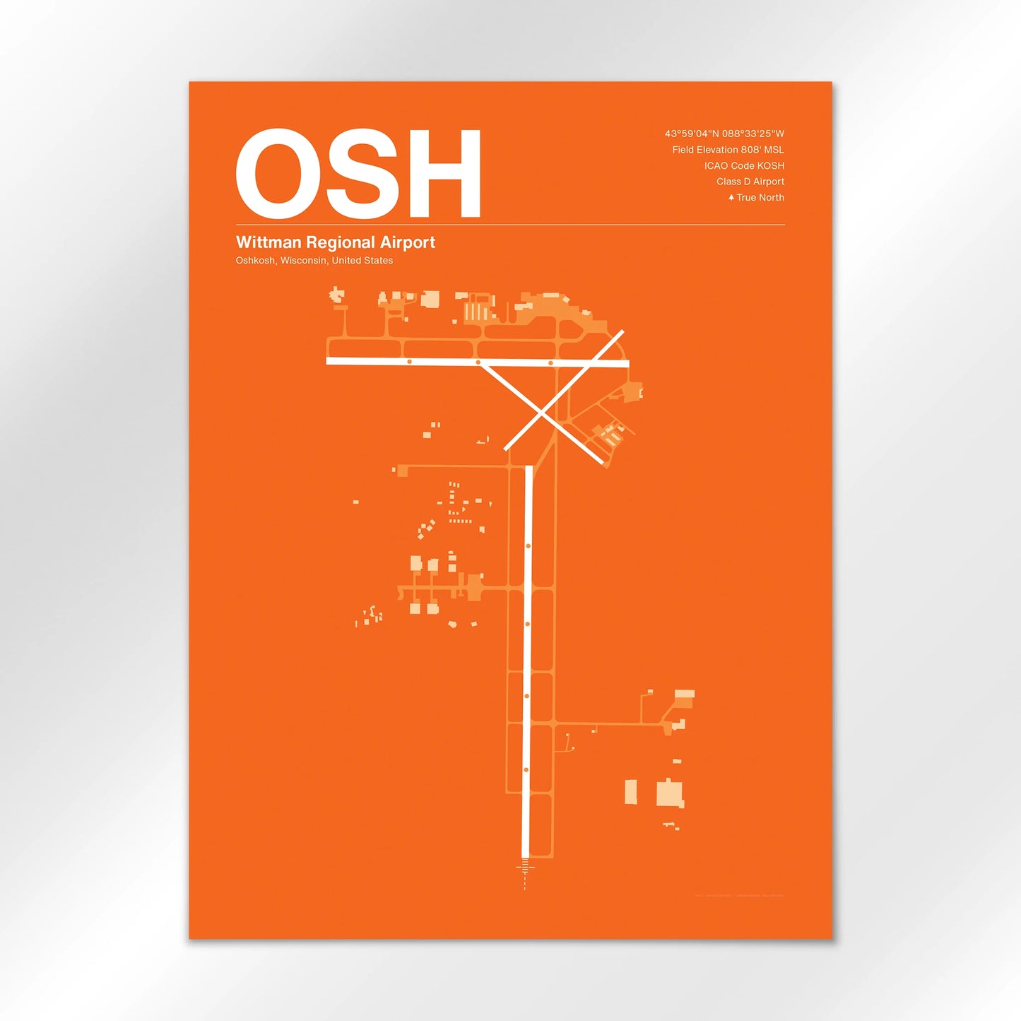 OSH Airport Diagram