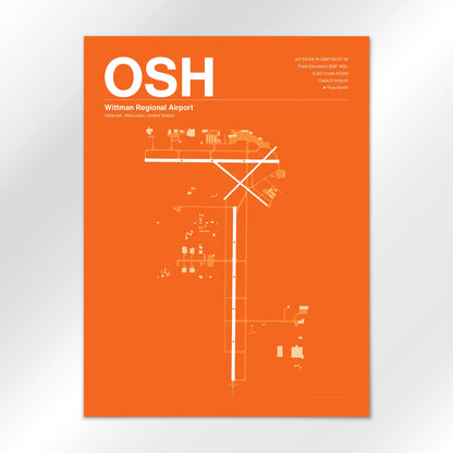 OSH Airport Diagram