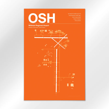 OSH Airport Diagram