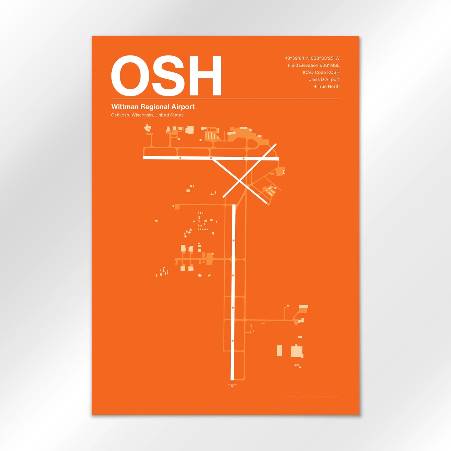 OSH Airport Diagram