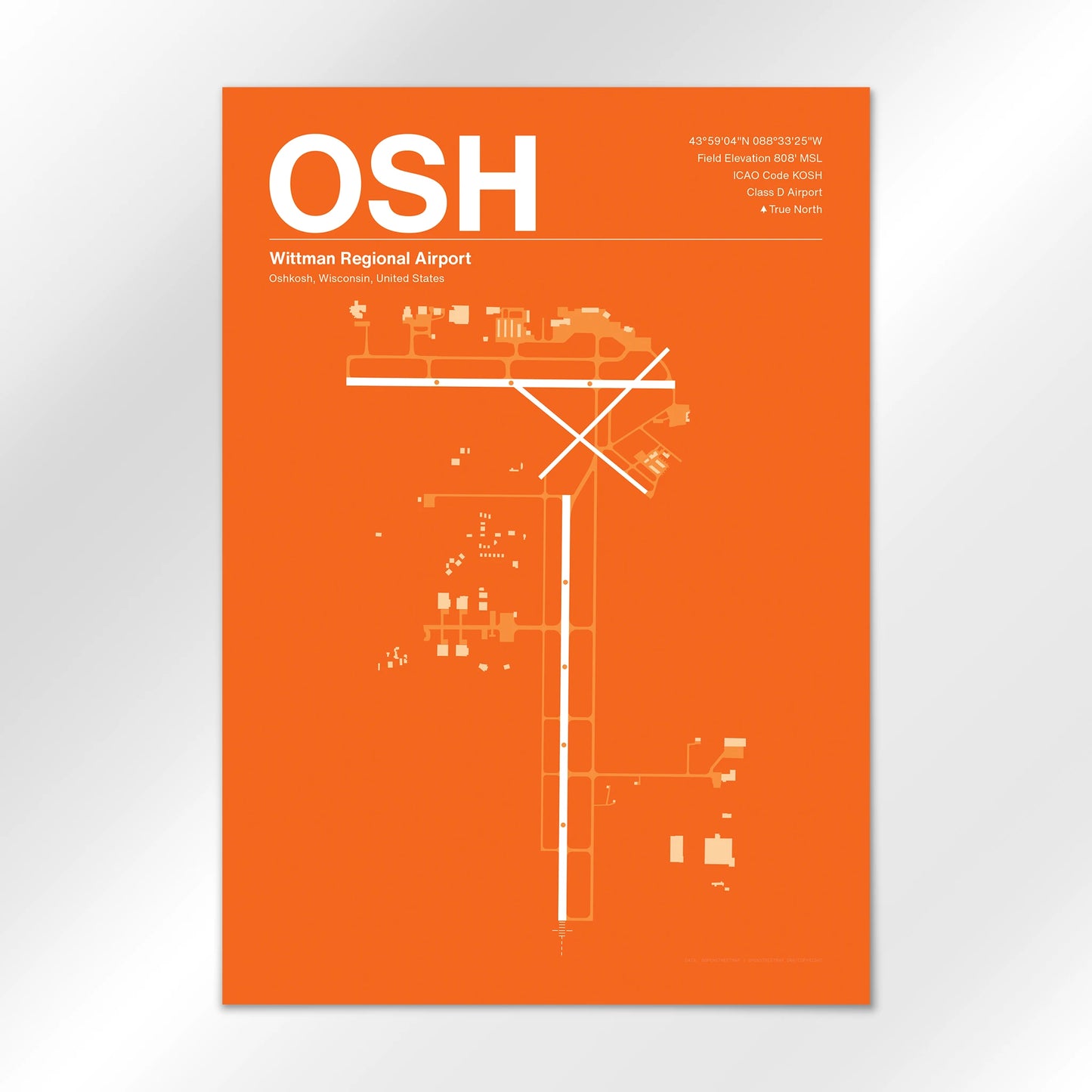 OSH Airport Diagram