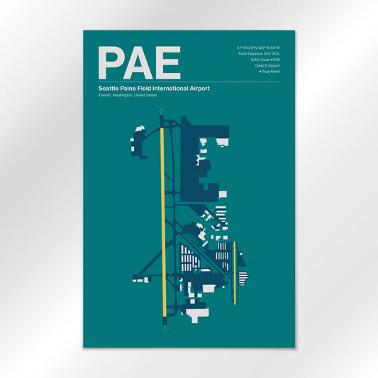 PAE | Everett - Mid - Century Moss - 12×18" - No Frame