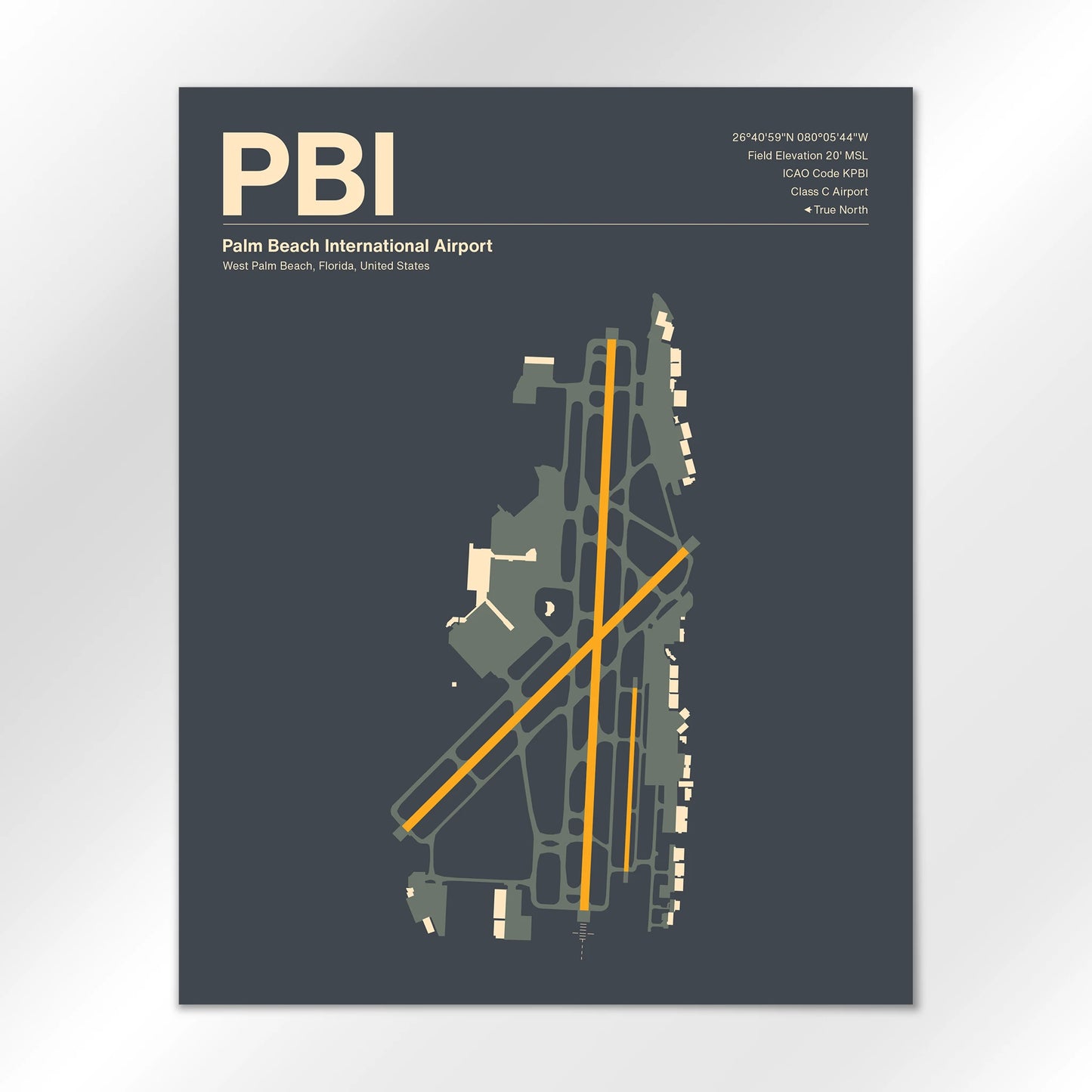 PBI Airport Diagram