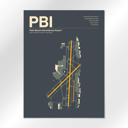 PBI Airport Diagram