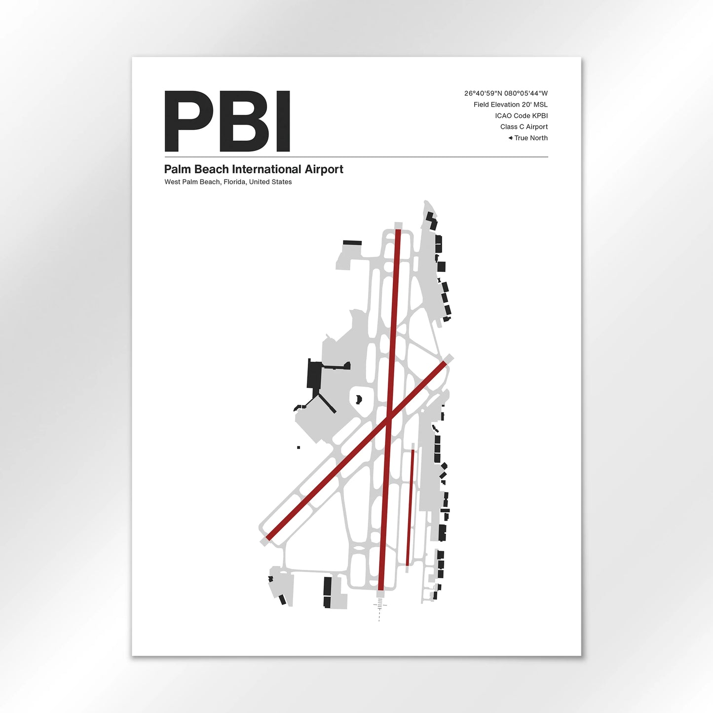 PBI Airport Diagram