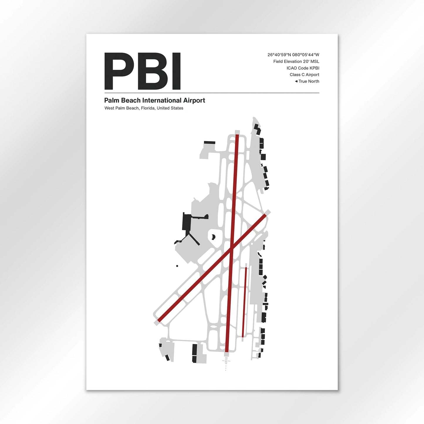 PBI Airport Diagram