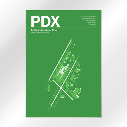 PDX | Portland - Overland Green - A2 - No Frame