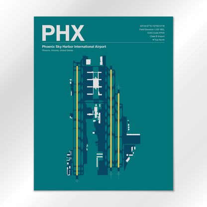 PHX | Phoenix - Mid - Century Moss - 16×20" - No Frame
