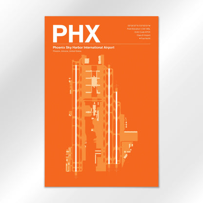 PHX | Phoenix - Sunset Orange - 12×18" - No Frame