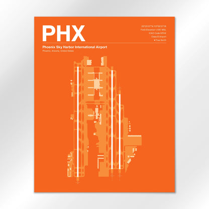 PHX | Phoenix - Sunset Orange - 16×20" - No Frame