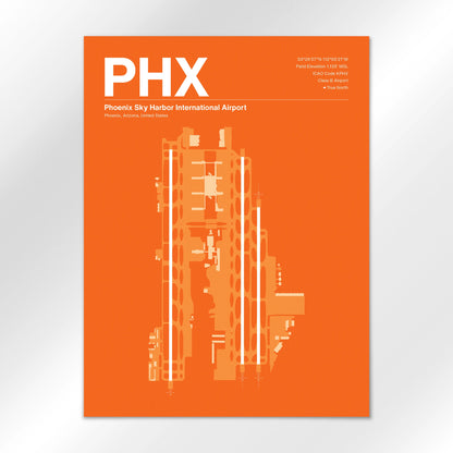 PHX | Phoenix - Sunset Orange - 18×24" - No Frame
