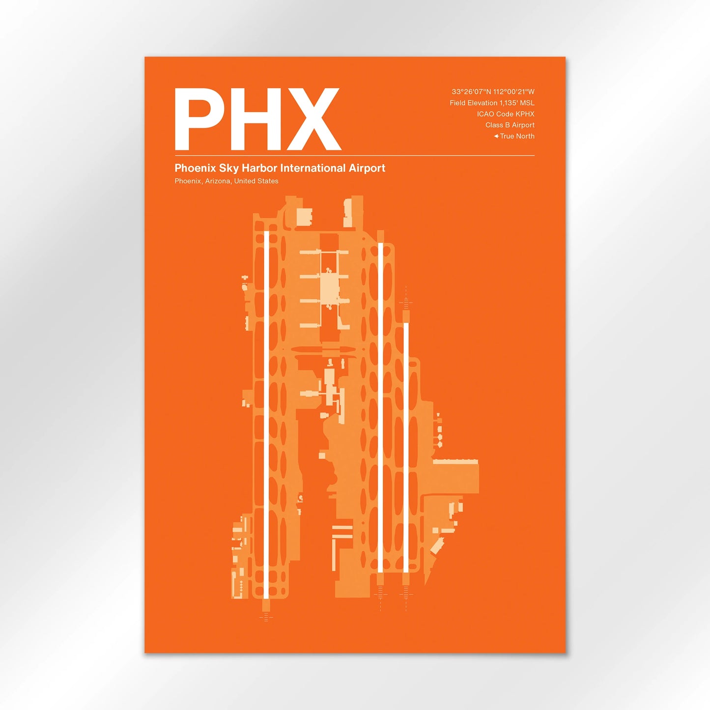 PHX | Phoenix - Sunset Orange - A2 - No Frame