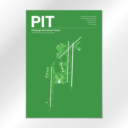 PIT | Pittsburgh - Overland Green - A1 - No Frame