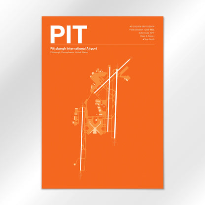 PIT | Pittsburgh - Sunset Orange - A1 - No Frame