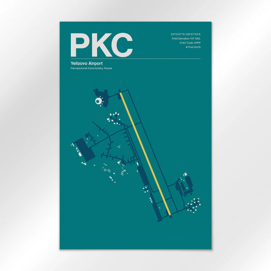 PKC | Petropavlovsk - Kamchatsky - Mid - Century Moss - 12×18" - No Frame