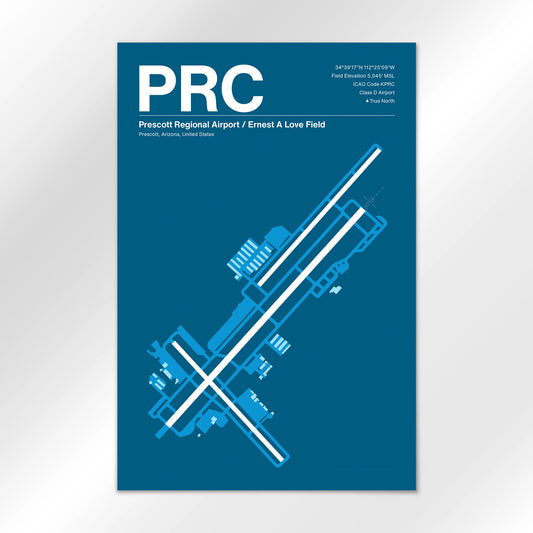PRC | Prescott - Skyline Blue - 12×18" - No Frame