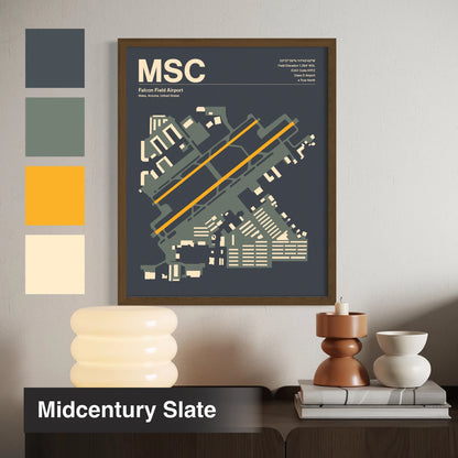 MSC | Mesa - Sunset Orange - A3 - No Frame