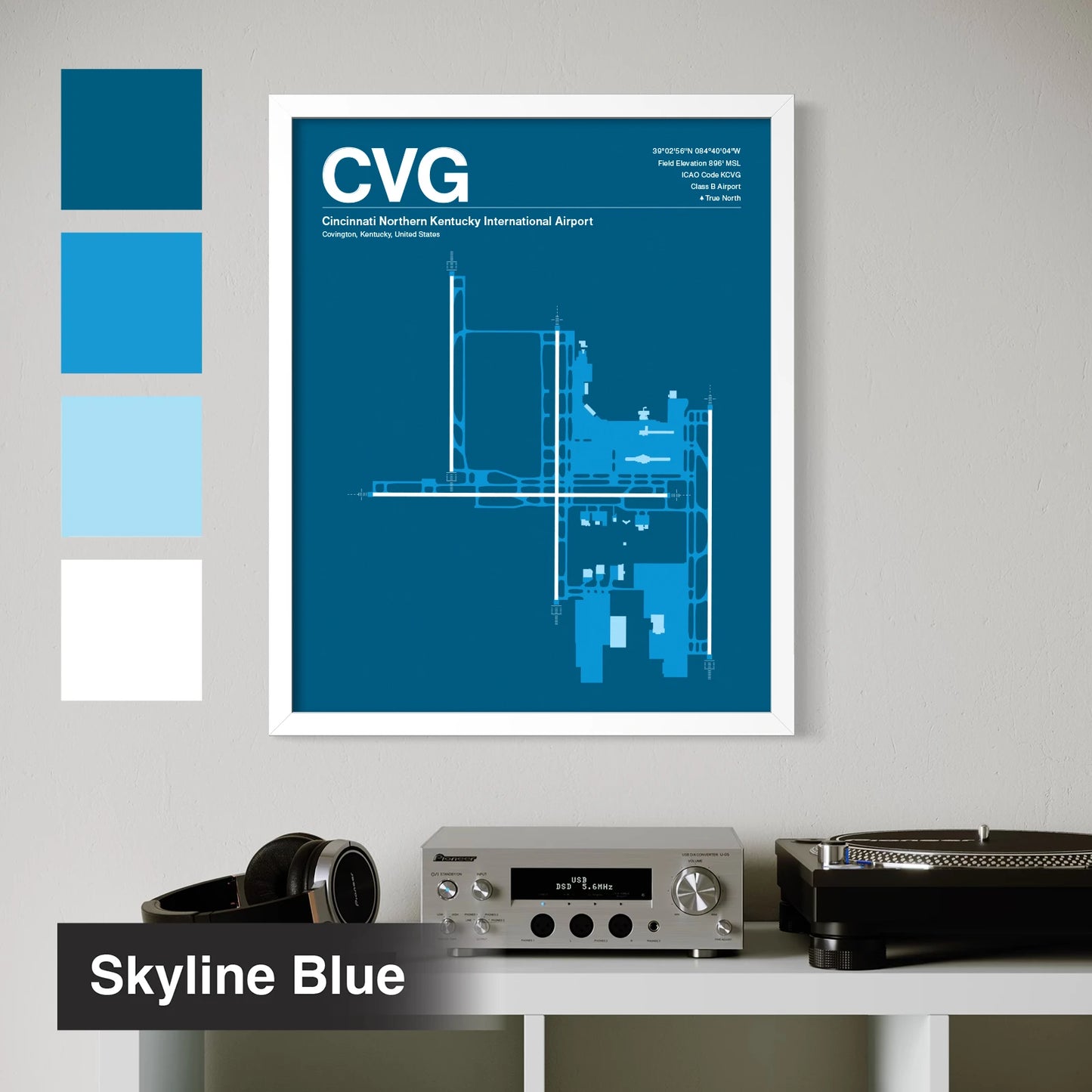 CVG | Covington - Sunset Orange - A3 - No Frame